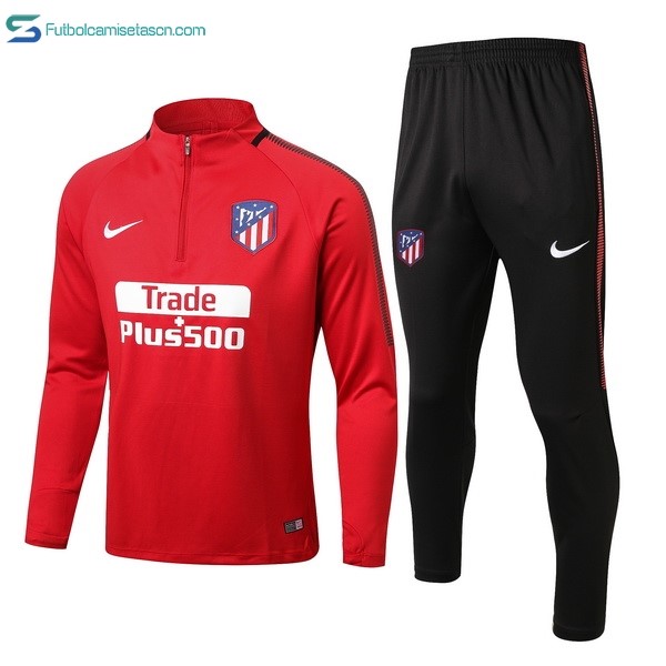 Chandal Atletico de Madrid Niños 2017/18 Rojo